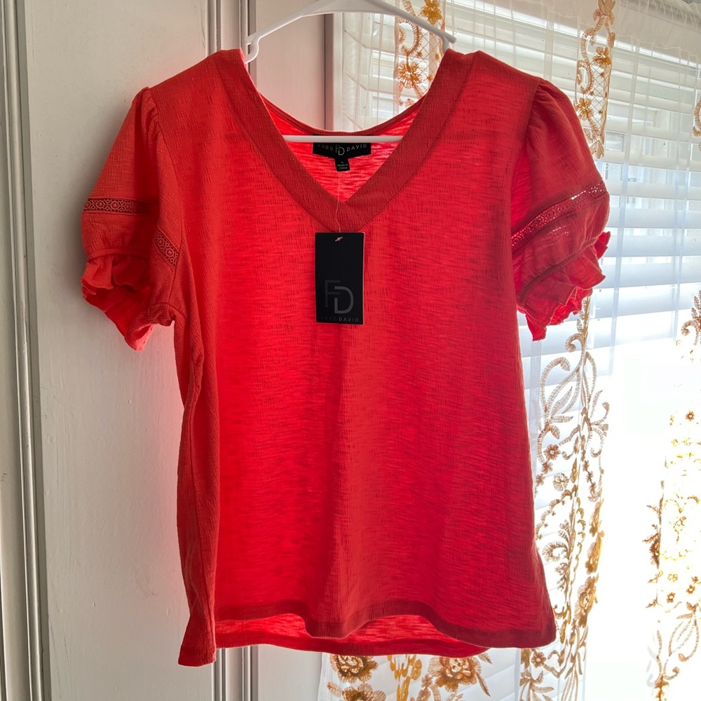 Fred David V-neck Top